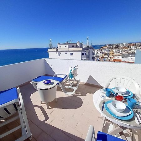 Mira Atlântico 13- Terraço Com Vista Mar e Cidade, Wifi, 80mt Praia Quarteira Exterior foto