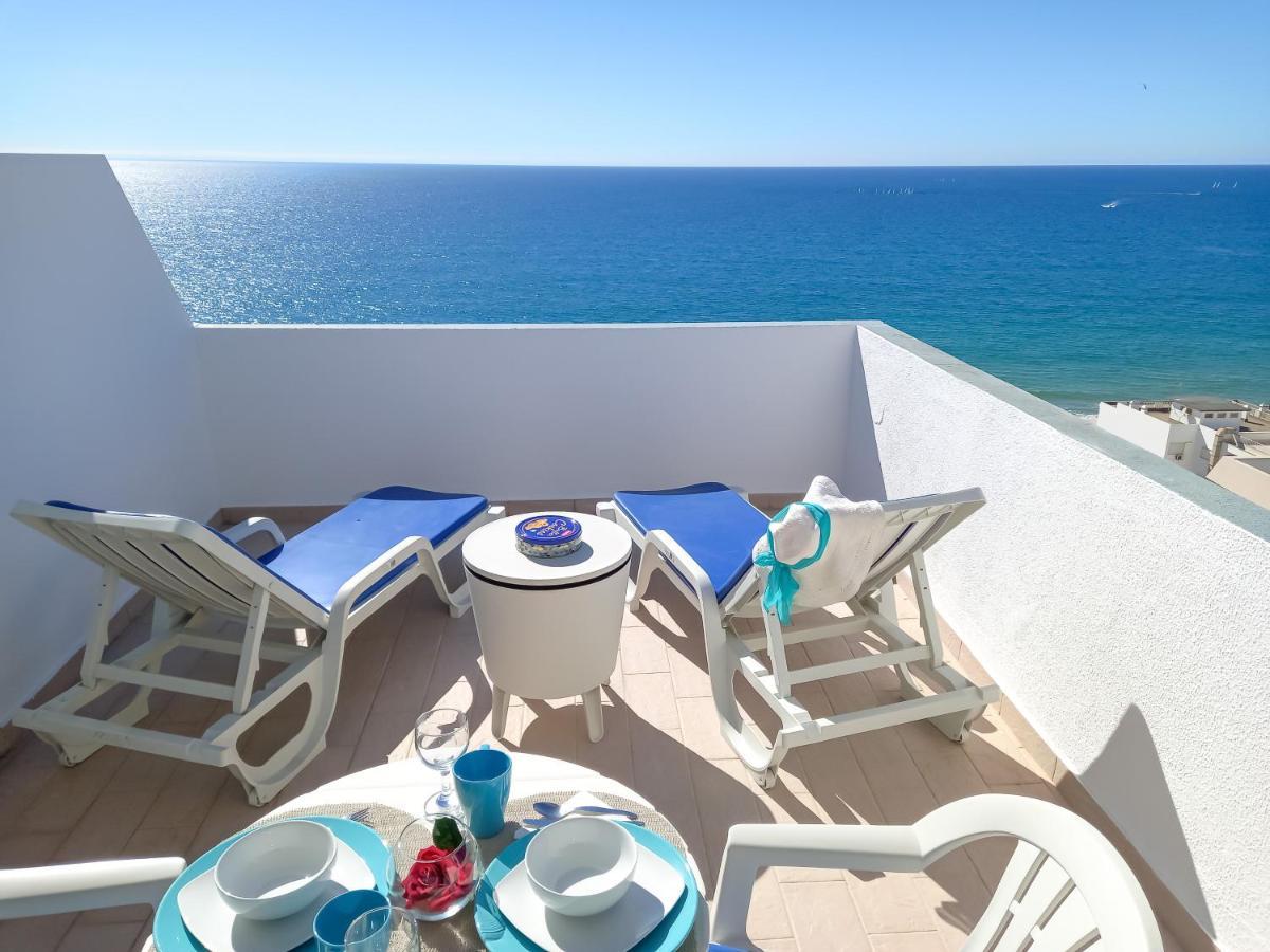 Mira Atlântico 13- Terraço Com Vista Mar e Cidade, Wifi, 80mt Praia Quarteira Exterior foto